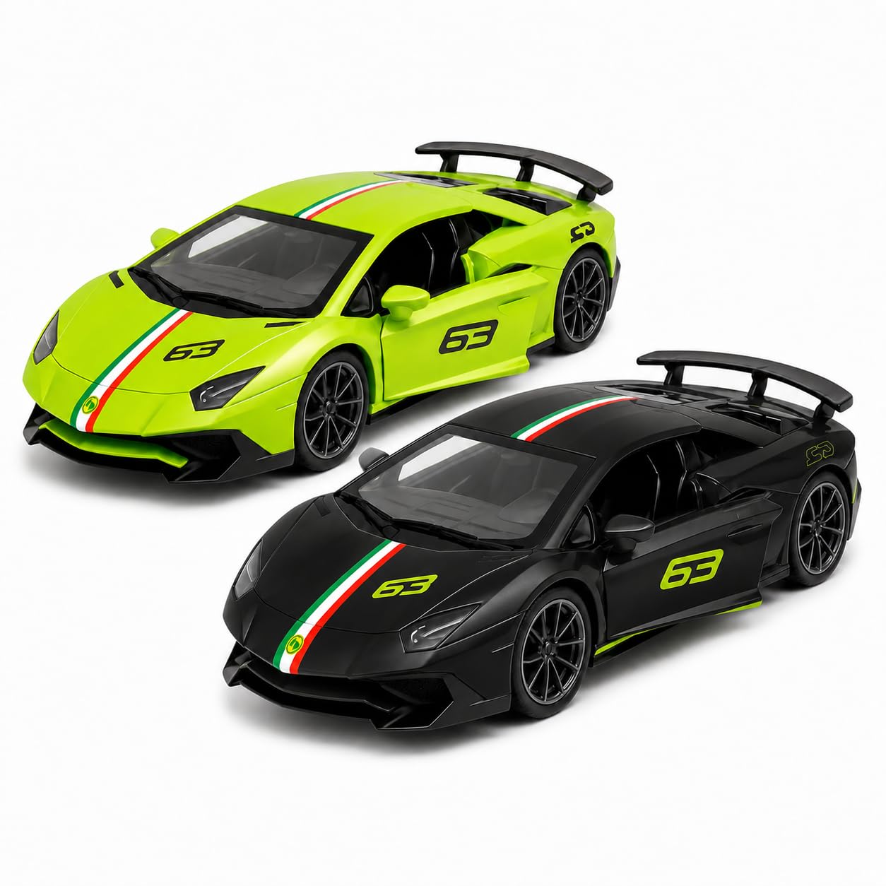 Khasala Brothers® Diecast 1:36 Toy Car Metal Body Openable Doors, Bonnet & Boot Pull-Back Action for Kids Diecast Model (Colors as Per Stock) (Multi1)-image-4