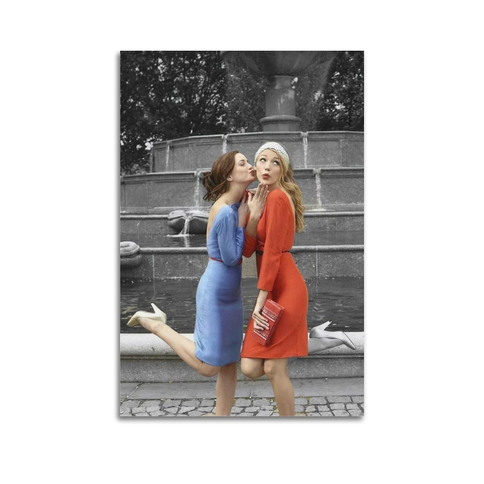 blair and serena blue and red dresses halloween is coming up and i expect every hot girl and her bestie to be  dressed up as blair and serena : pinterest & aliciarev on tiktok