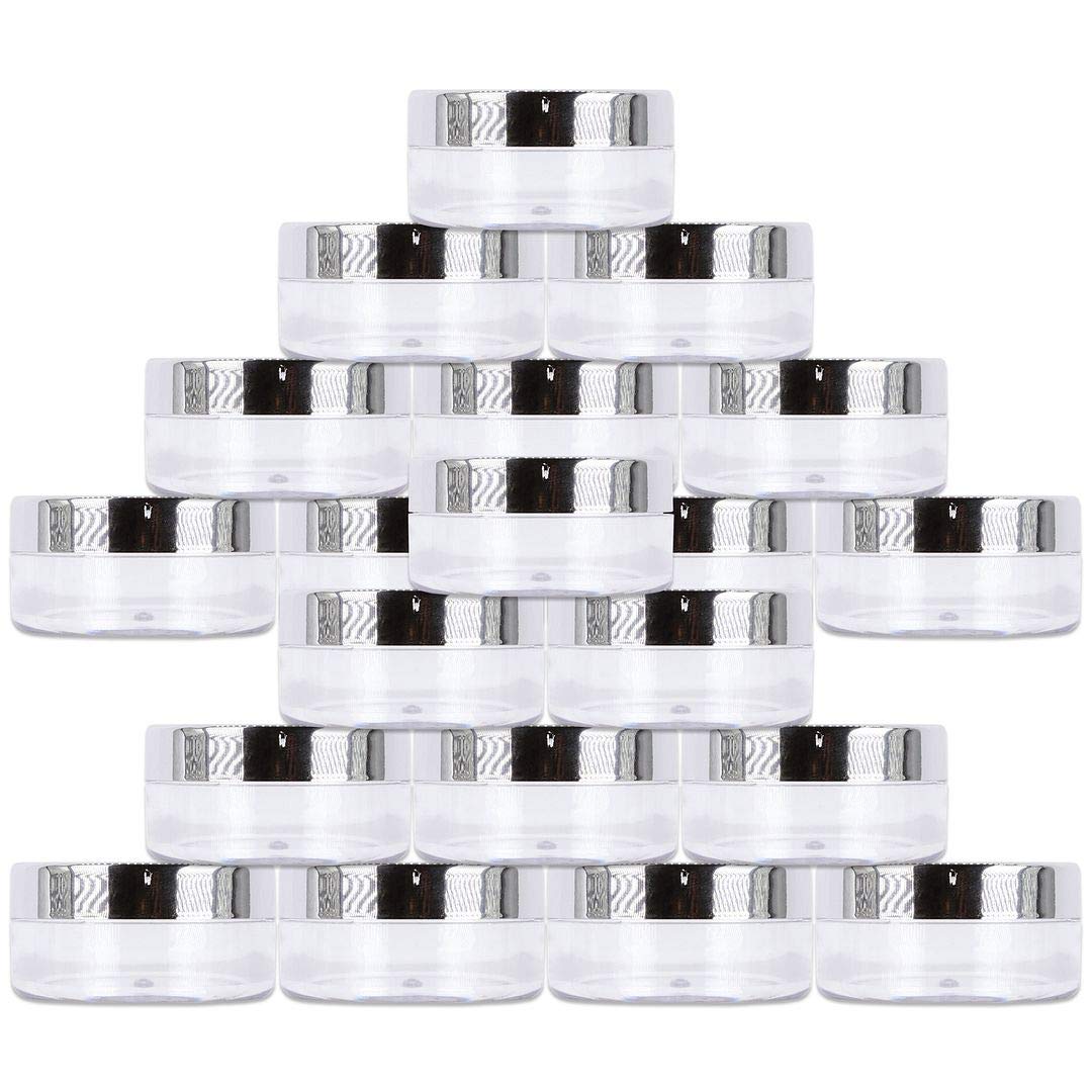 Beauticom 10 Grams 10 ML 0 35 Oz Premium Round Clear Body Leak Proof Plastic Container Jars with
