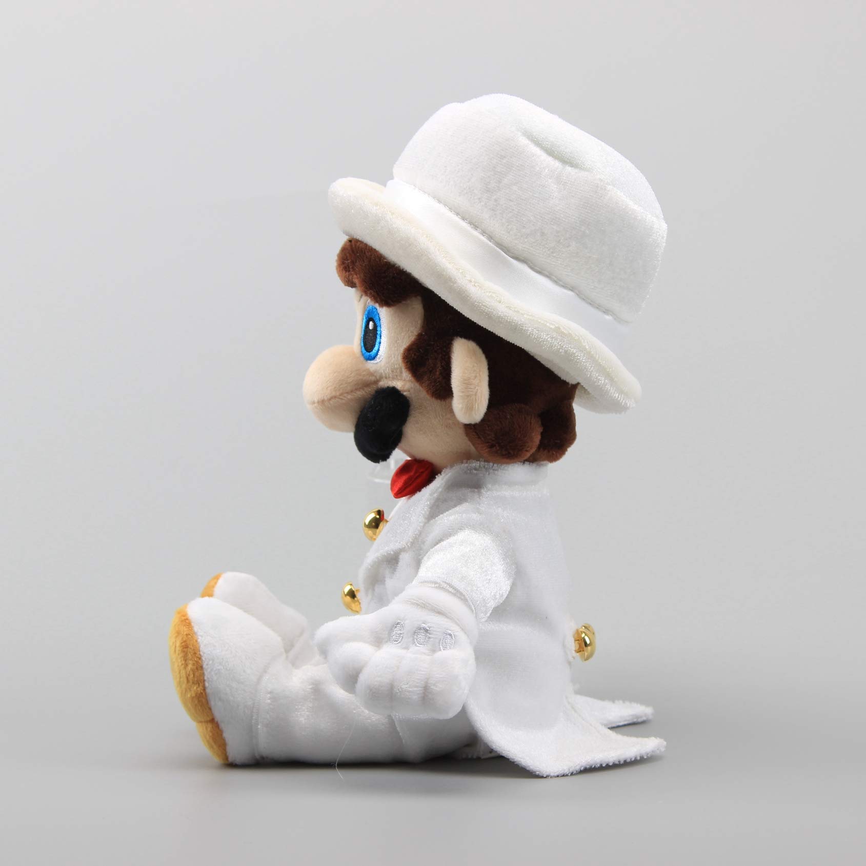 Groomp Mario uiuoutoy Super Mario Odyssey Cappy Mario Groom with Wedding Suit Plush ...