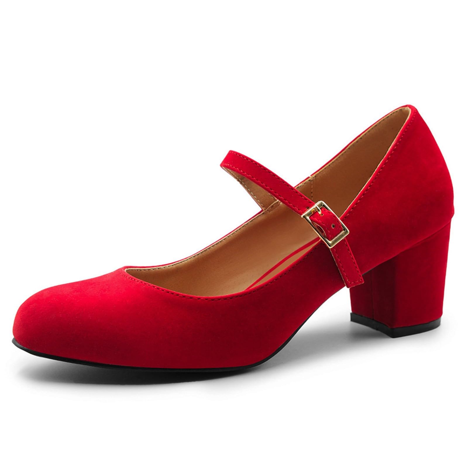 Wide Fit Red Ankle Tie Shoes Fashion Thirstywomens Mid Block