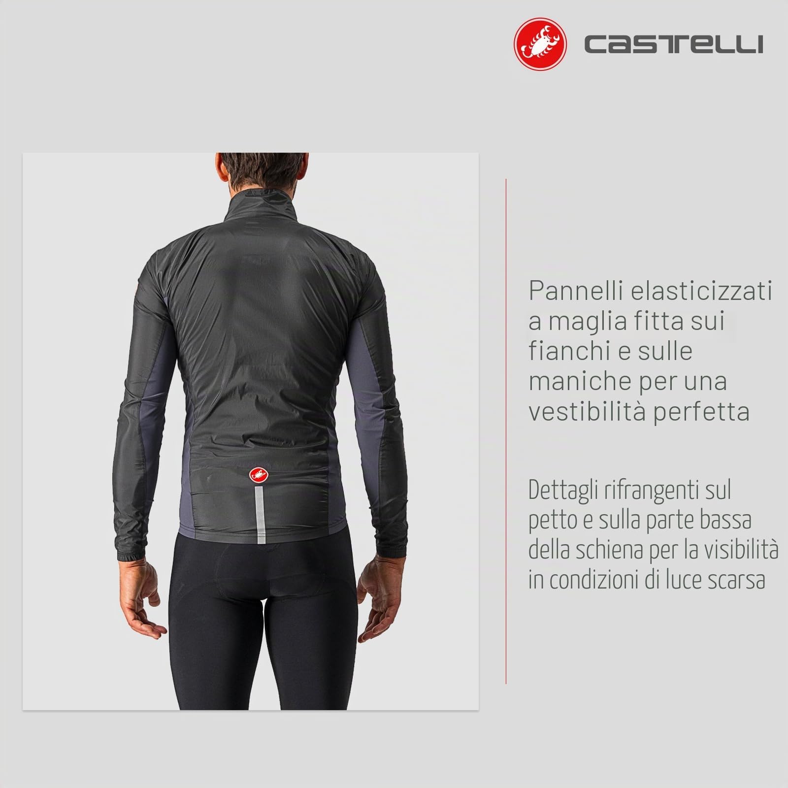 CASTELLI Men's Squadra Stretch Jacket Jacket (pack of 1)