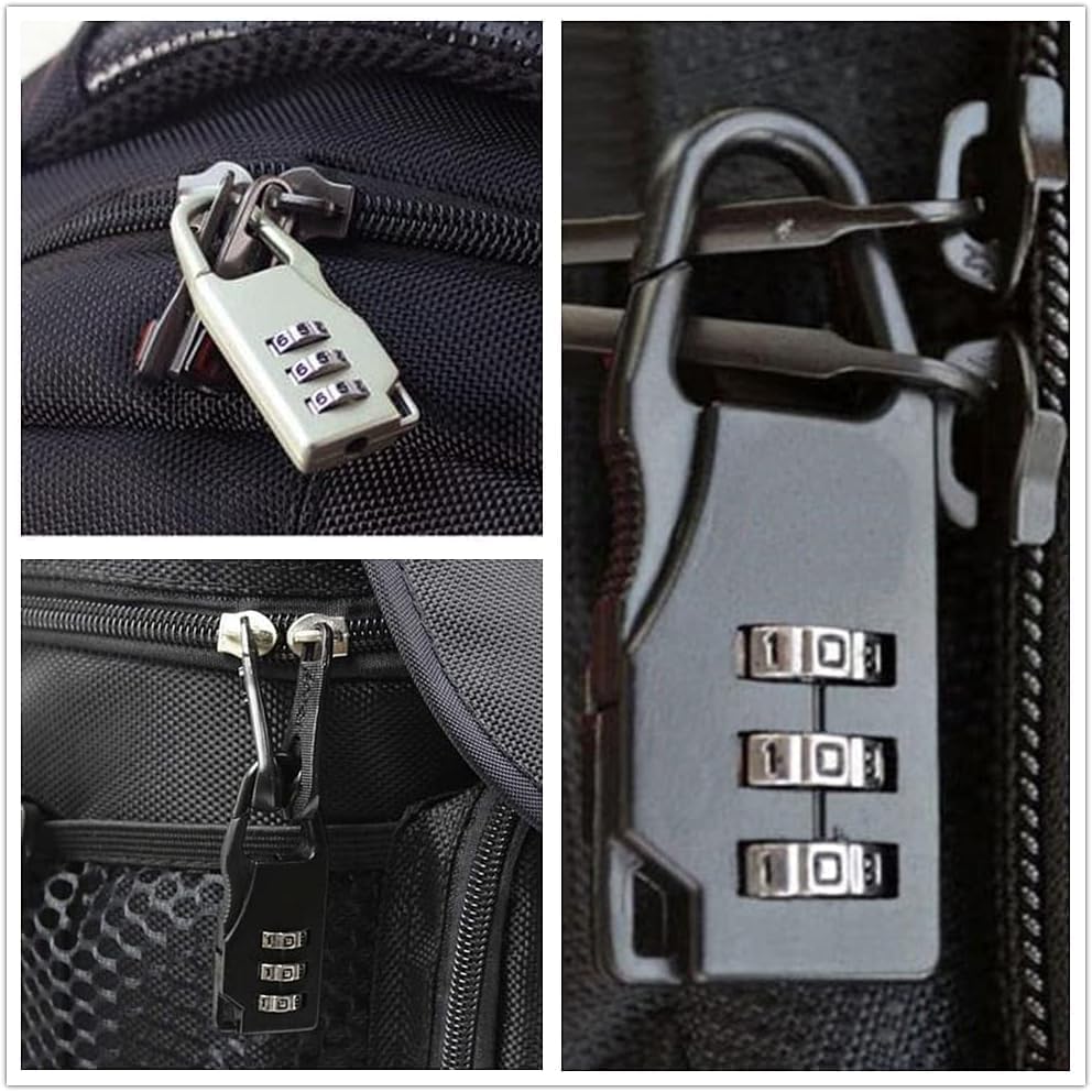 Image of Istara Combination Travel Number Lock | Portable Luggage Lock | 3 Digit Code Number Pad Lock | Sliding Combination Lock | Anti Theft Protection Tool for Luggage /Travel /Cars /Bicycles (Model-6)