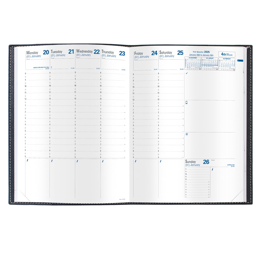 Quo Vadis 2025 Refill For Trinote Planner - Productivity Appointment Planner