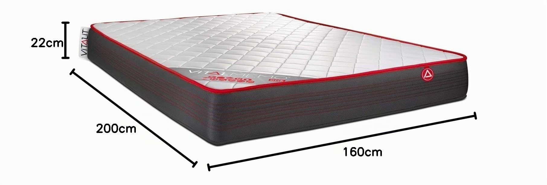 Ensemble VITALMEMO One 160 x 200 cm