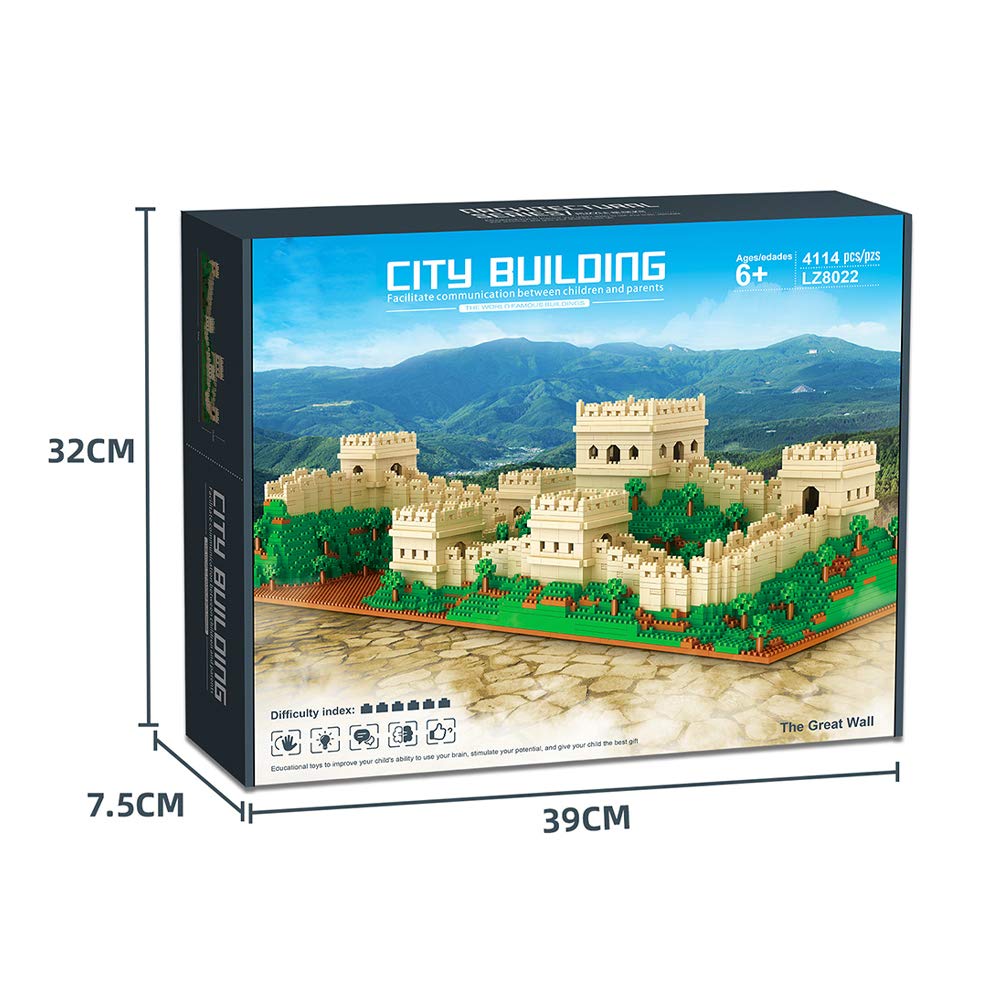 Amazon.co.jp: 建築 万里の長城 マイクロ顆粒ミニビルディングブロック