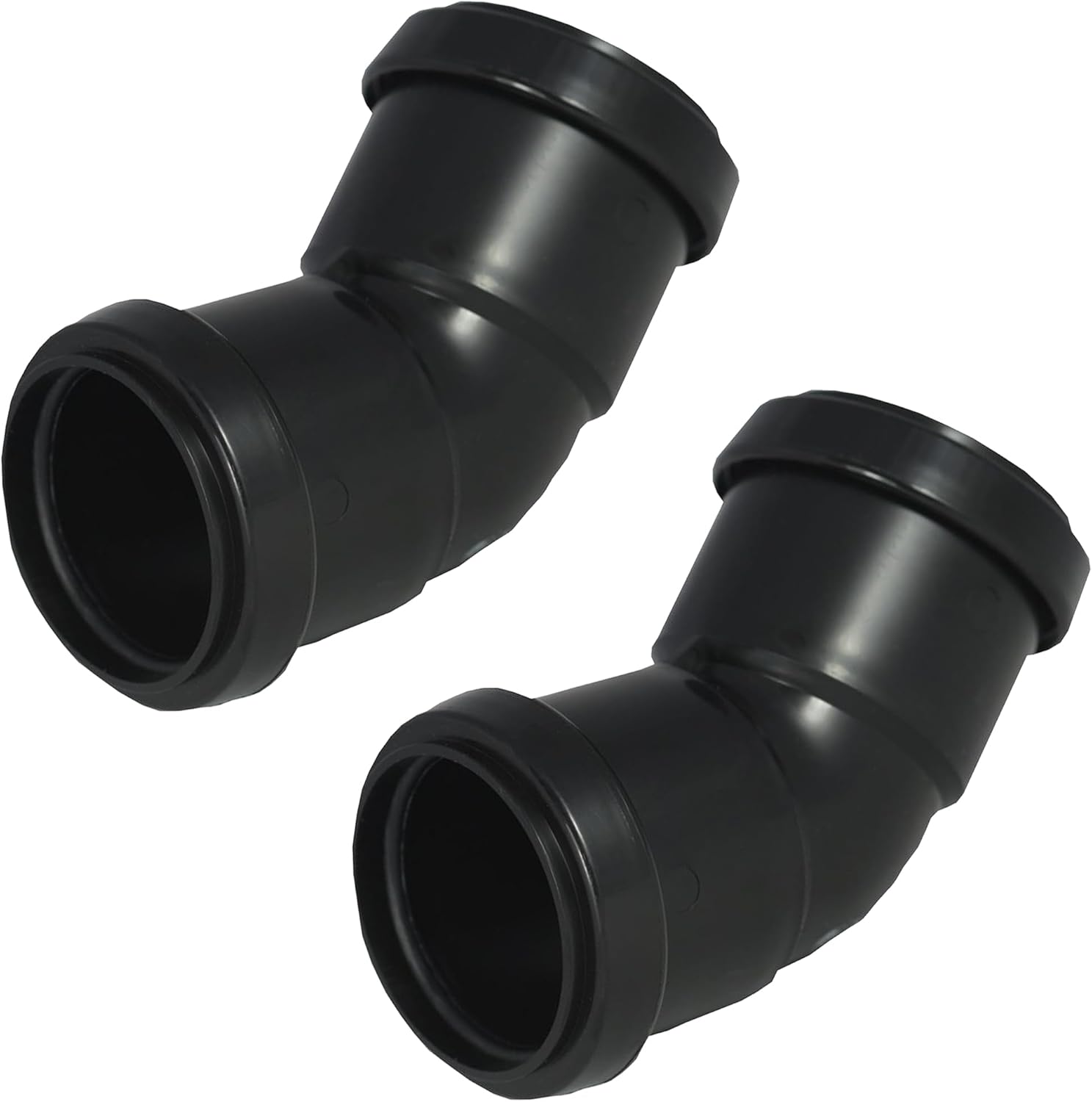 Pipestation 40mm Pushfit 135 Degree Waste Pipe Bend Pack of 2 40mm