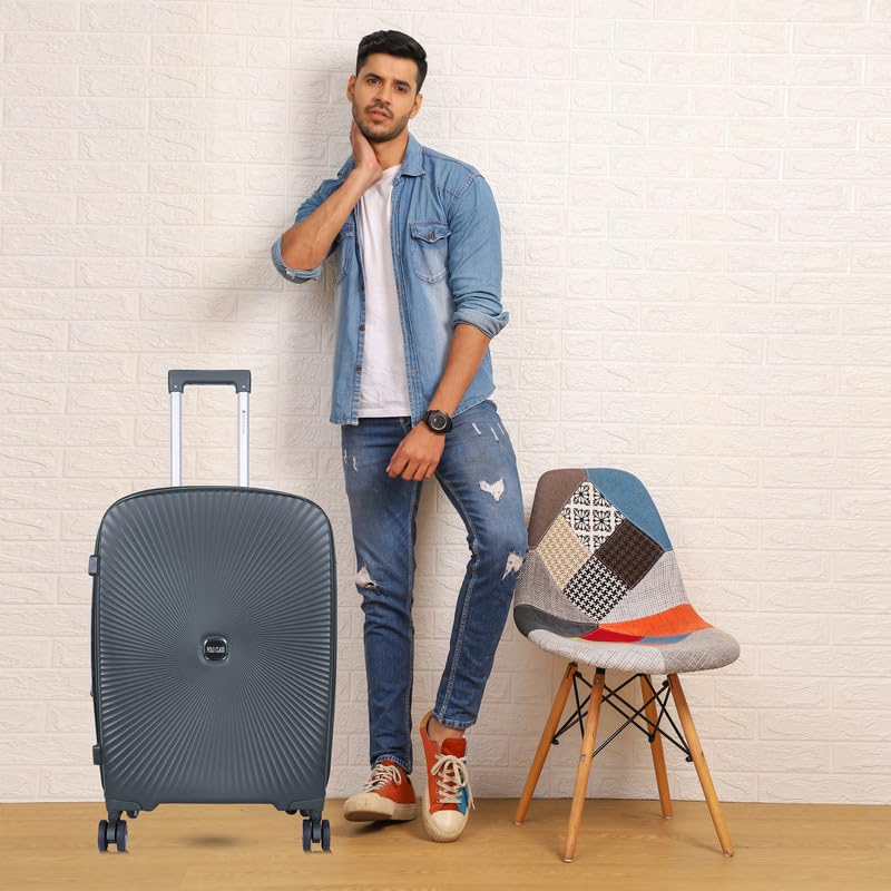 Image of Polo Class 2Pc Set Trolley Bags (20 /28 inch) - Dark Grey