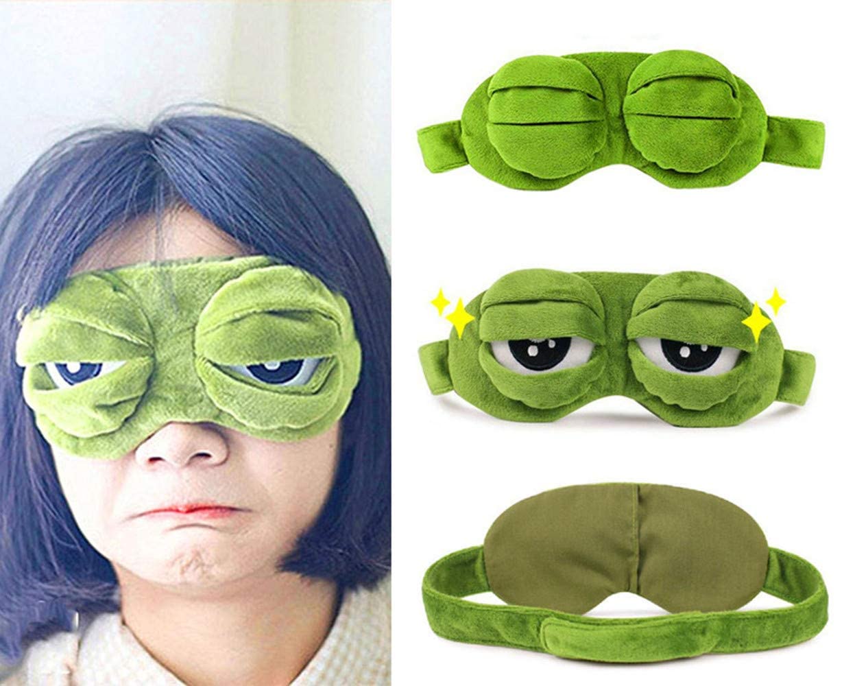 Superzachte fluffy vos warmwaterkruik en slaapmasker cadeau set bruin
