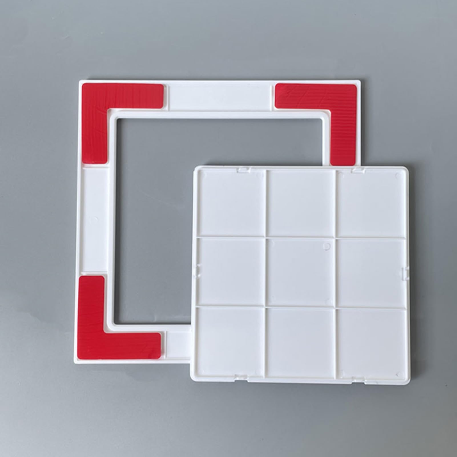 EXCLURA Self-Adhesive Plastic Access Panel, Snap-Fit Inspection Door for Walls & Ceilings, Small Bathroom Wall Hole Cover Hide Unsightly Holes(380x380mm(15x15))