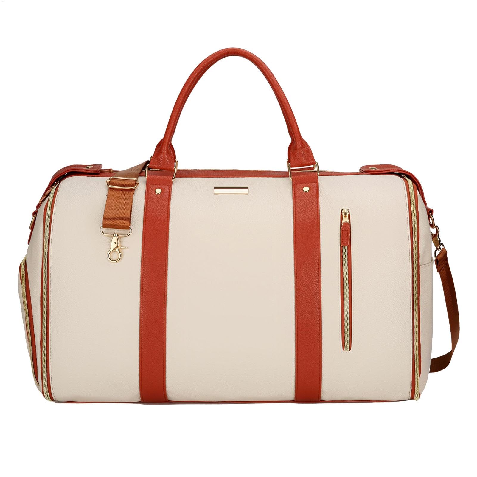 Borsina pieghevole per viaggi, borsone pieghevole Weekender personale di | Borsa Duffel con scomparti e cinturini separati, busta weekend impermeabile per donne