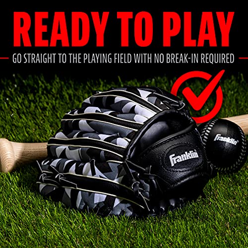 Image of Franklin Sports Kids Baseball Gloves - RTP Youth Teeball Glove + Ball Set - Boys + Girls Teeball Mitt Set - Kids + Toddlers - 9.5 inch
