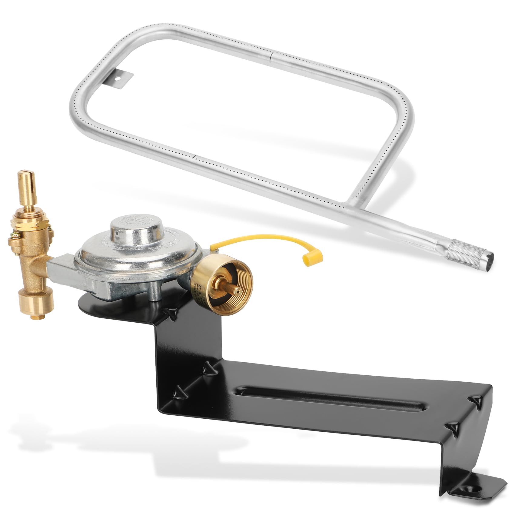 upgraded 80476 regulator 69956 burner tube compatible with weber q200/q220 series, 80476 gas regulator replacement for weber grill parts: 394001, 396000, 396001, 396002, 566001, 566002