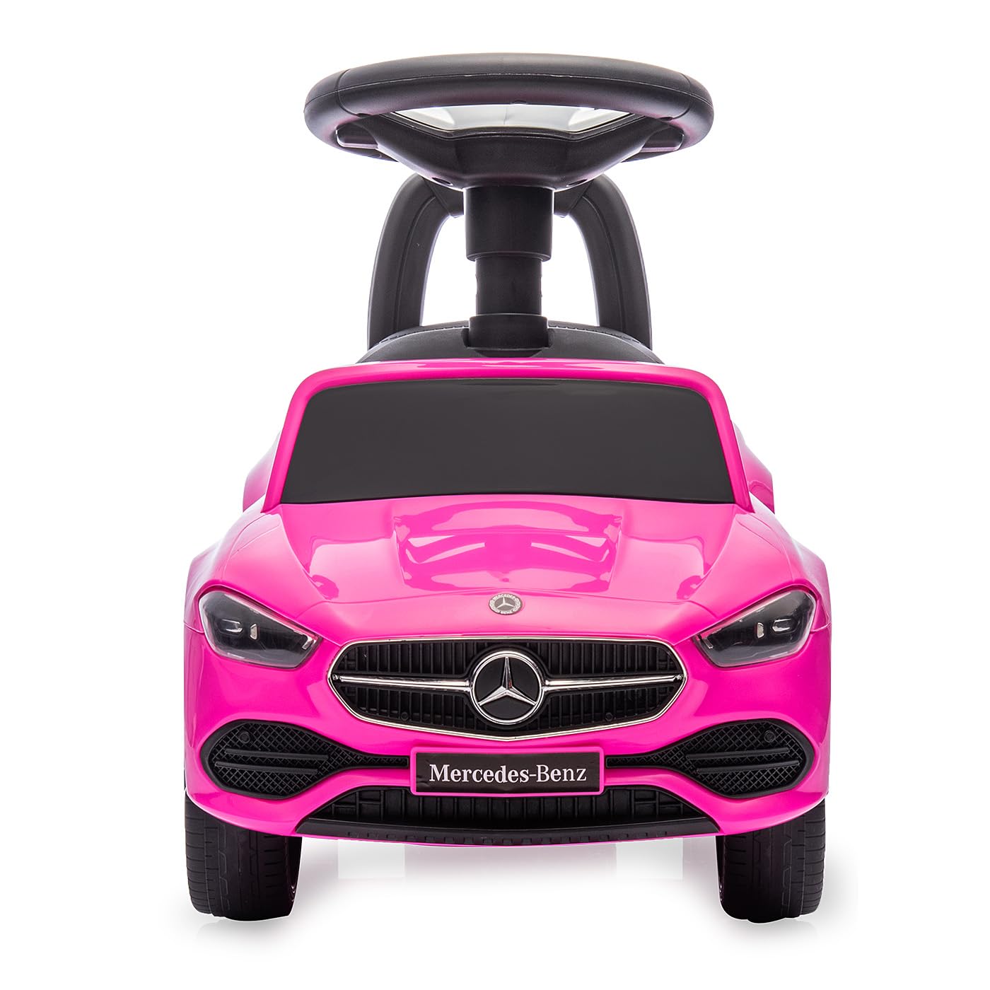 JAMARA 464033 Toboggan Mercedes-Benz Classe C – Voiture Glissante, véhicule pour Enfant intérieur et extérieur, Jouet de Voiture, Cadeau pour Enfants, Protection Anti-basculement, Coffre, klaxon