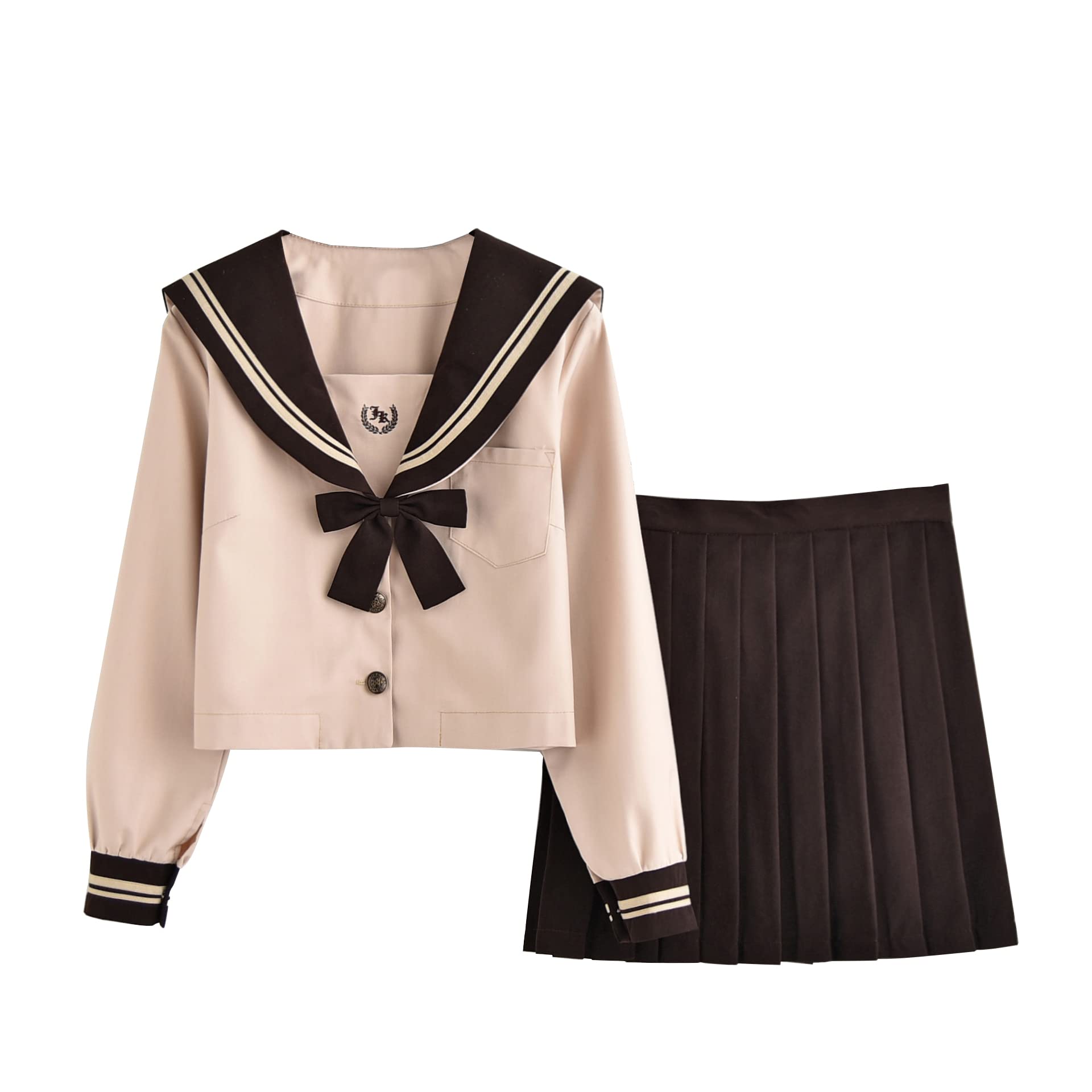 Amazon.co.jp: Aculldo セーラー服 長袖 女子制服 学生服 女子