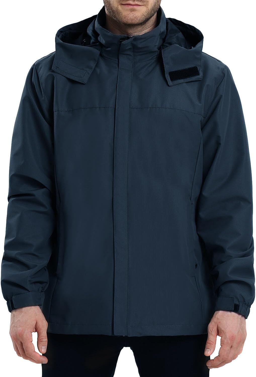 Rain Jacket Men Waterproof Lightweight Mens Rain Jackets Waterproof With Hood for Golf Hiking Travel