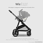 Mompush Wiz Stroller Car Seat Adapter, Connect Specific Models Car Seat to Mompush Wiz Stroller Only