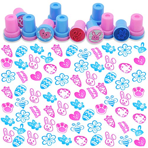 Joyin 1000+ Easter Arts & Crafts With Stickers Rolls, Stampers, Foam Stickers, And Temporary Tattoos For Easter Basket Stuffers, Egg Fillers, Easter Egg Hunt Party, And Classroom Events. #TOP1
