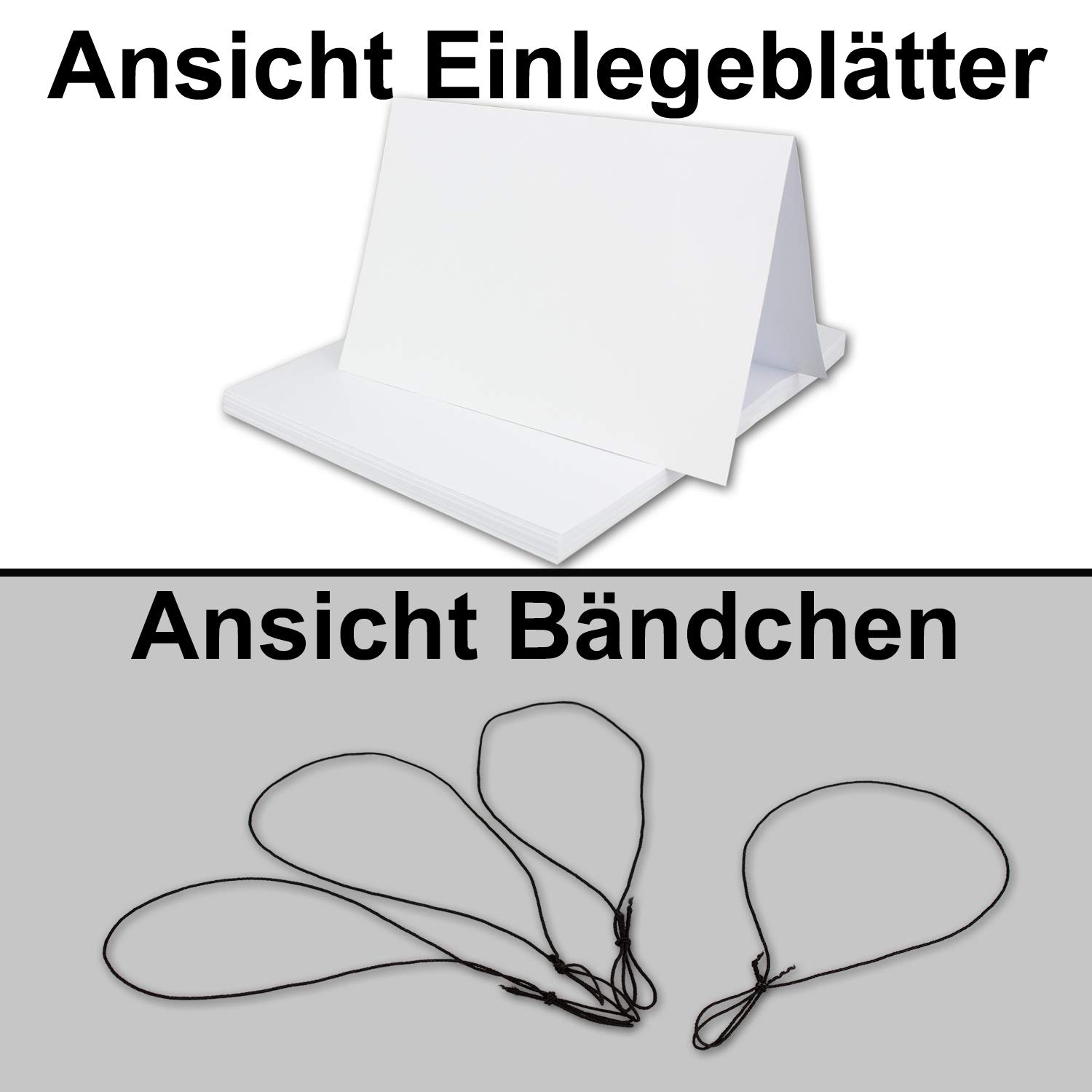 75x Trauerkarte mit Umschlag Set Danksagung - Lebensbaum - inklusive hochwertiger Box - DIN A6 Hoch-Format - Danksagungskarten Trauerkarten nach Beerdigung - Trauer-Papiere by GUSTAV NEUSER
