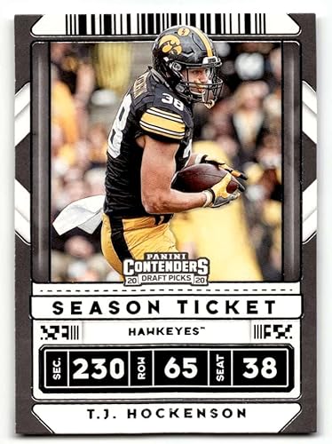 2020 Panini Contenders Draft Picks #93 T.J. Hockenson NM Near Mint Football Card