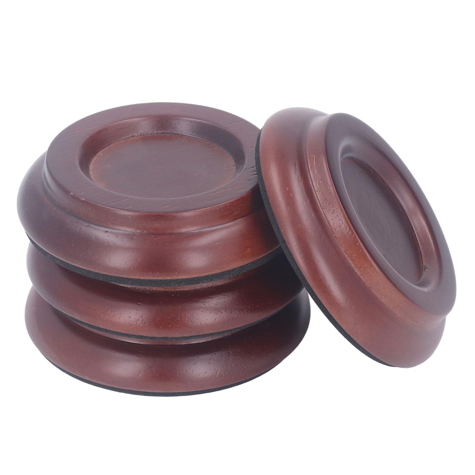 Protector de Piso de Piano, Rollo de Piano Antivibración Antideslizante de 4 Piezas para Camas (Haya, EVA 2)