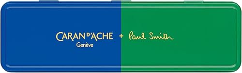 Miniatura 5 de Caran D'Ache Bolígrafo unisex Paul Smith 850 Collection - Bolígrafo de color cobalto y esmeralda, tamaño 5.051 in, con referencia de caja de regalo,