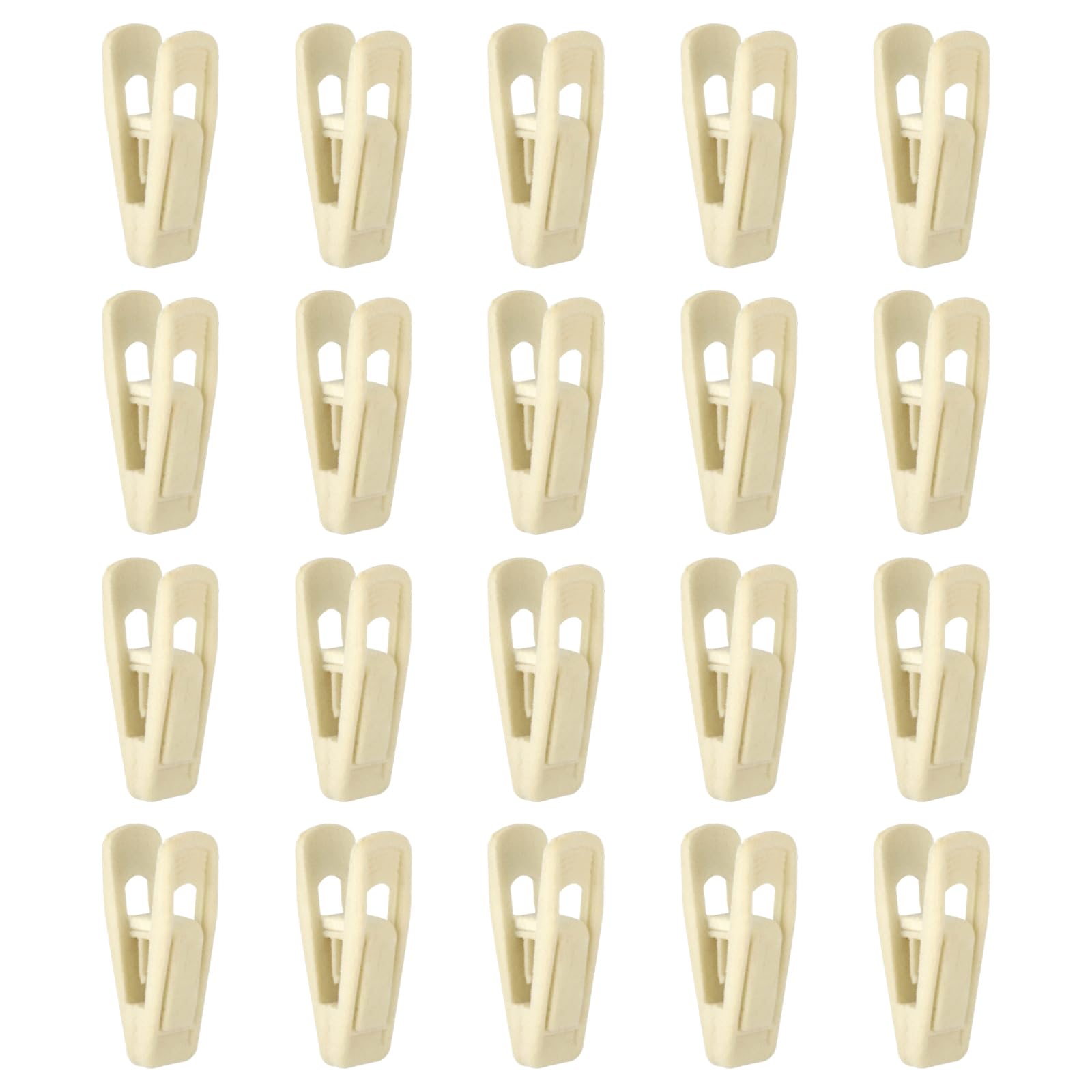 20pcs MultiPurpose Flocking Fasteners Sewing Tasks Home Use Organizing Clothing Assemblies Home Organization Clamps