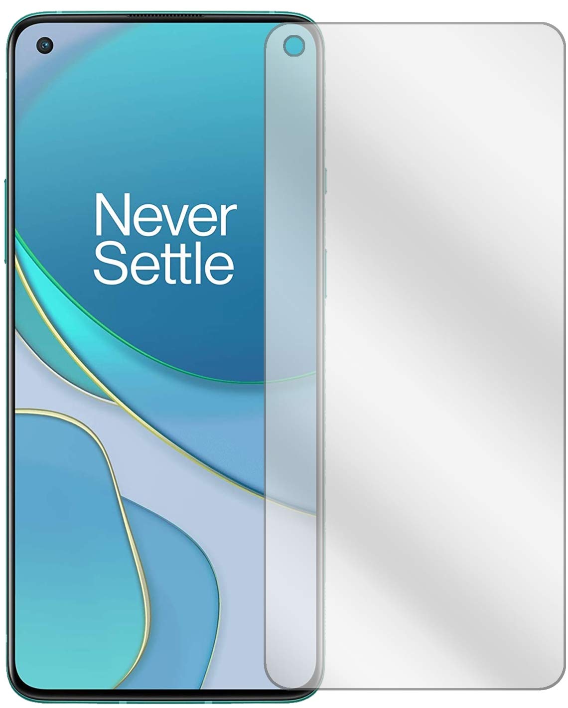 Cadorabo pellicola blindata per OnePlus 9RT 5G pellicola protettiva in nero a schermo intero vetro temperato di protezione del display