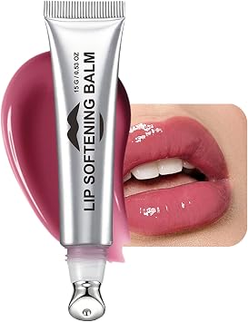 Lip Butter Balm with Metal Applicator, Plumping Lip Gloss 2WarmBerry