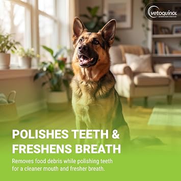 Vetoquinol Enzadent Enzymatic Toothpaste Kit + Fingerbrush for Cats & Dogs .75oz, Poultry Flavor Oral Dental Care Kit: Removes Plaque, Polishes Teeth & Freshens Breath