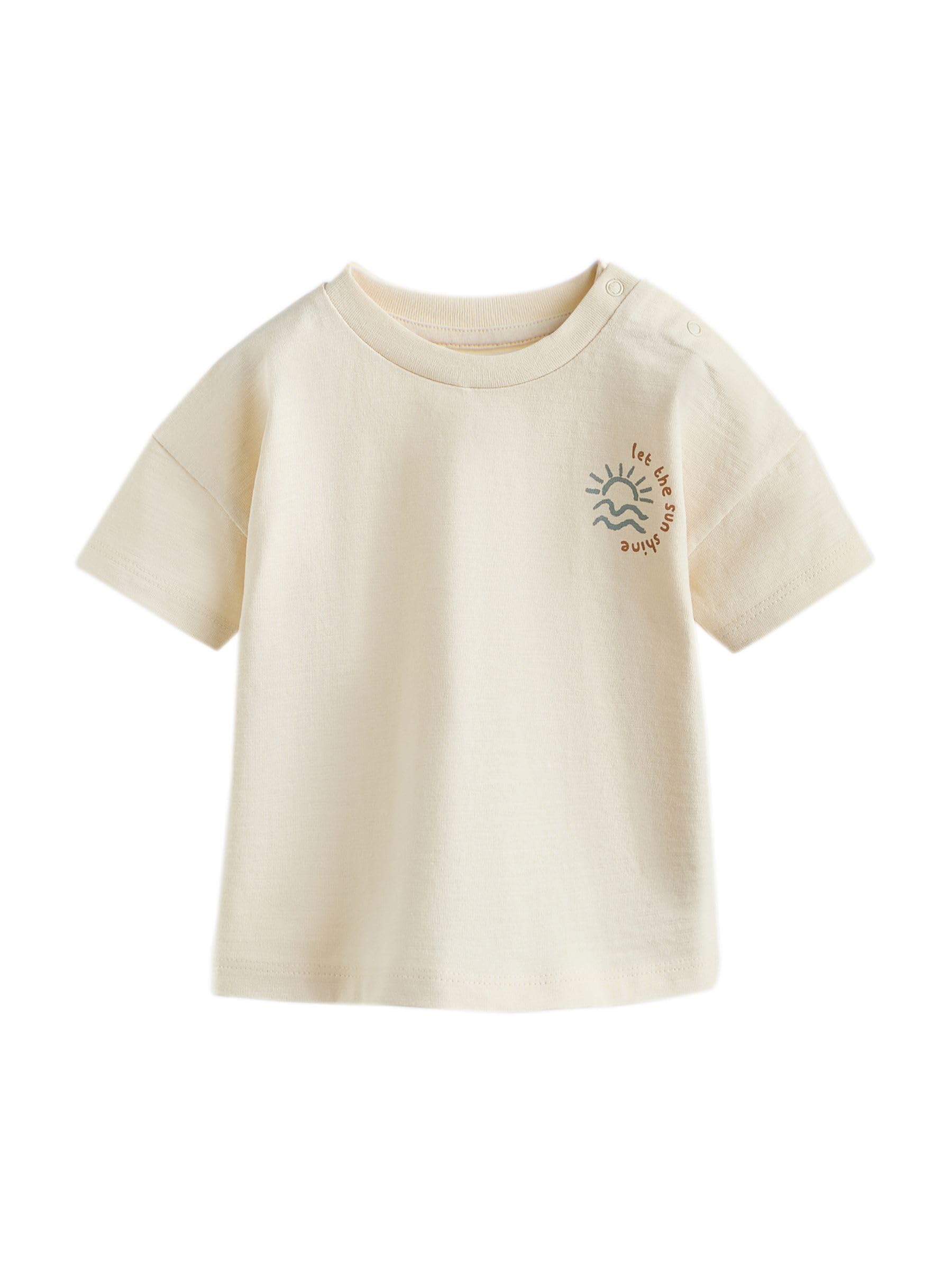 NEXT Baby Jungen Oberteil und Shorts, 6-teiliges Baby-Set