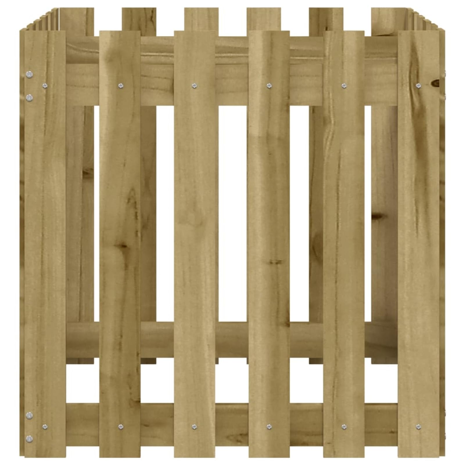 ARKEM Jardinera diseño de Valla Madera de Pino impregnada 60x60x60 cm Kit de Cultivo huerto Interior de Hierbas aromáticas