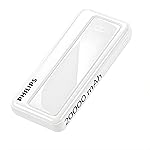 Philips 20000mAh 22.5W Fast Charging Power Bank (Alba White) with Digital LED Display | Type-C & USB-A Input/Output | 3 Output Ports | Lithium Polymer | Portable for Mobile, Tablet & Earbuds