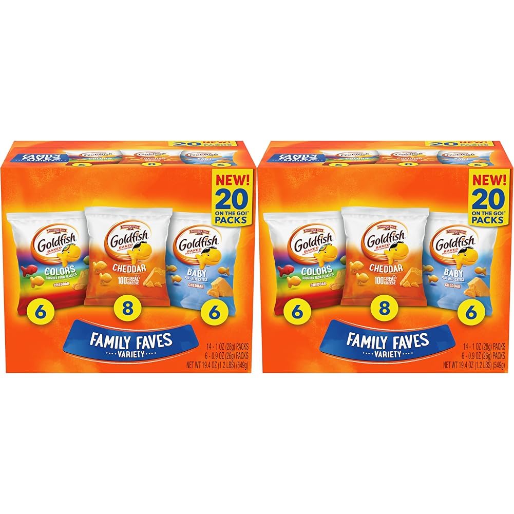 Snapklik.com : Goldfish Family Faves Crackers, Cheddar, Colors And Baby ...