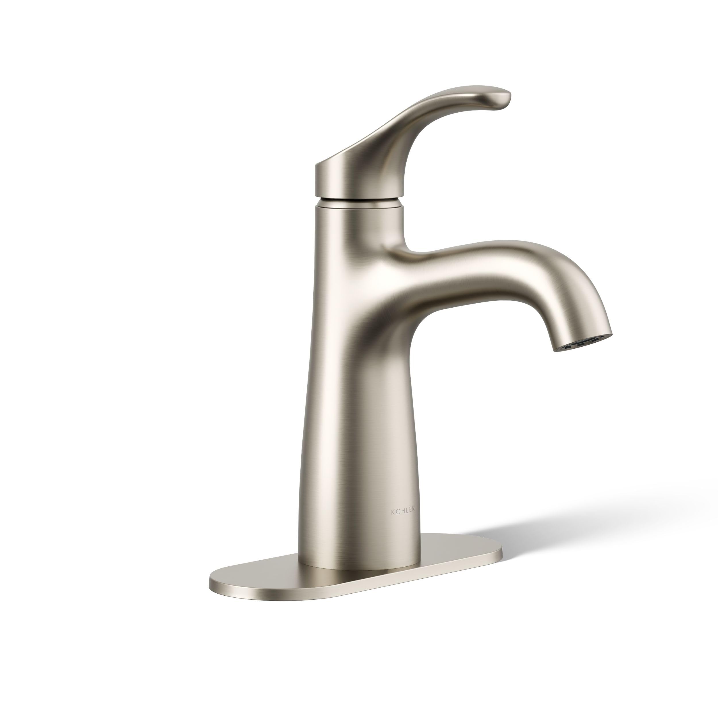 KOHLER K-27389-4-BN Simplice® Single-Handle Bathroom Sink Faucet