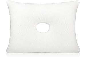 IMPRESA Firm Memory Foam Pillow for Relief - 2 Pillowcases - FSA/HSA Approved