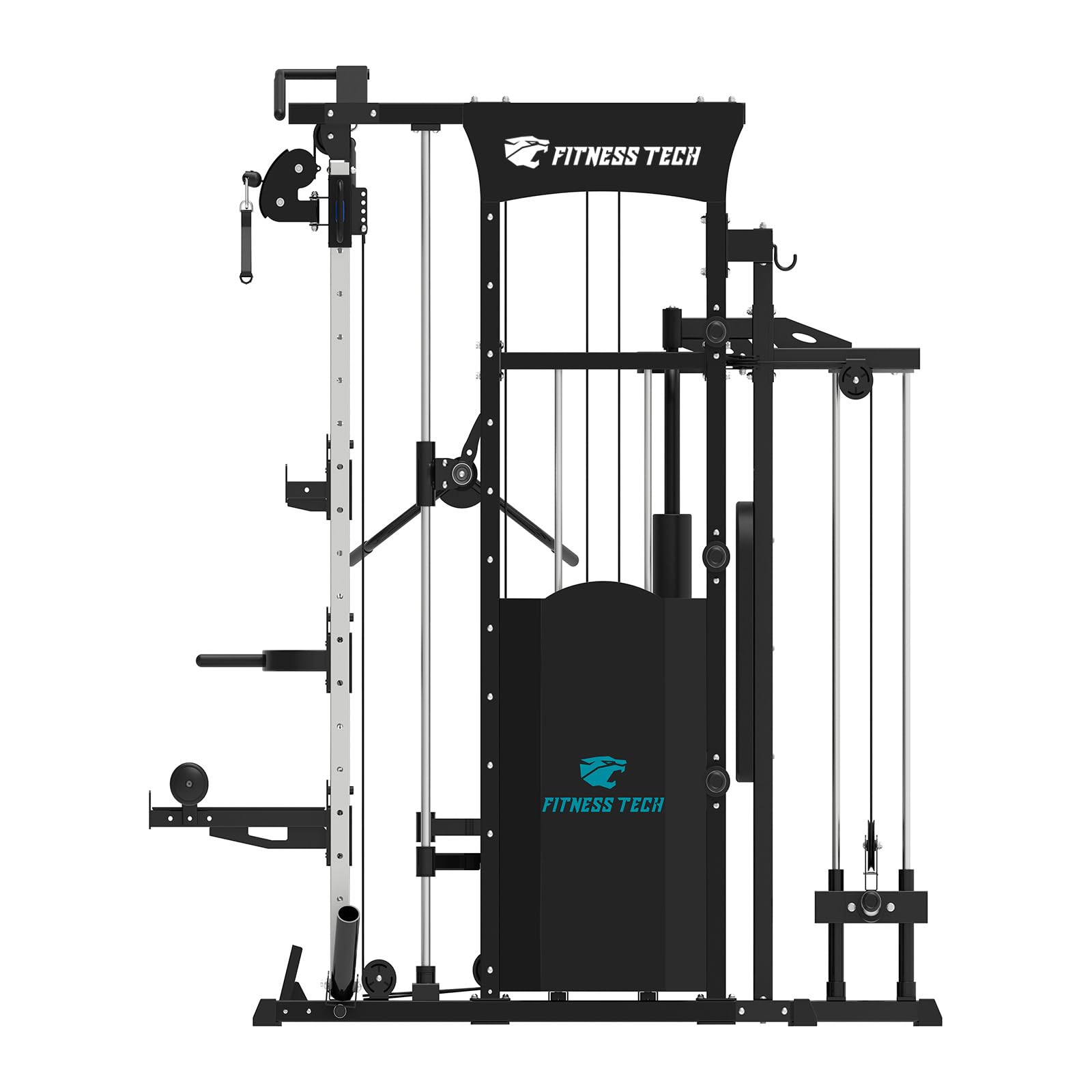 Máquina Musculación Multipower - Smith Machine F28 Pro - Entrenamiento Completo - Alta Resistencia -192 x 205 x 226 Cm