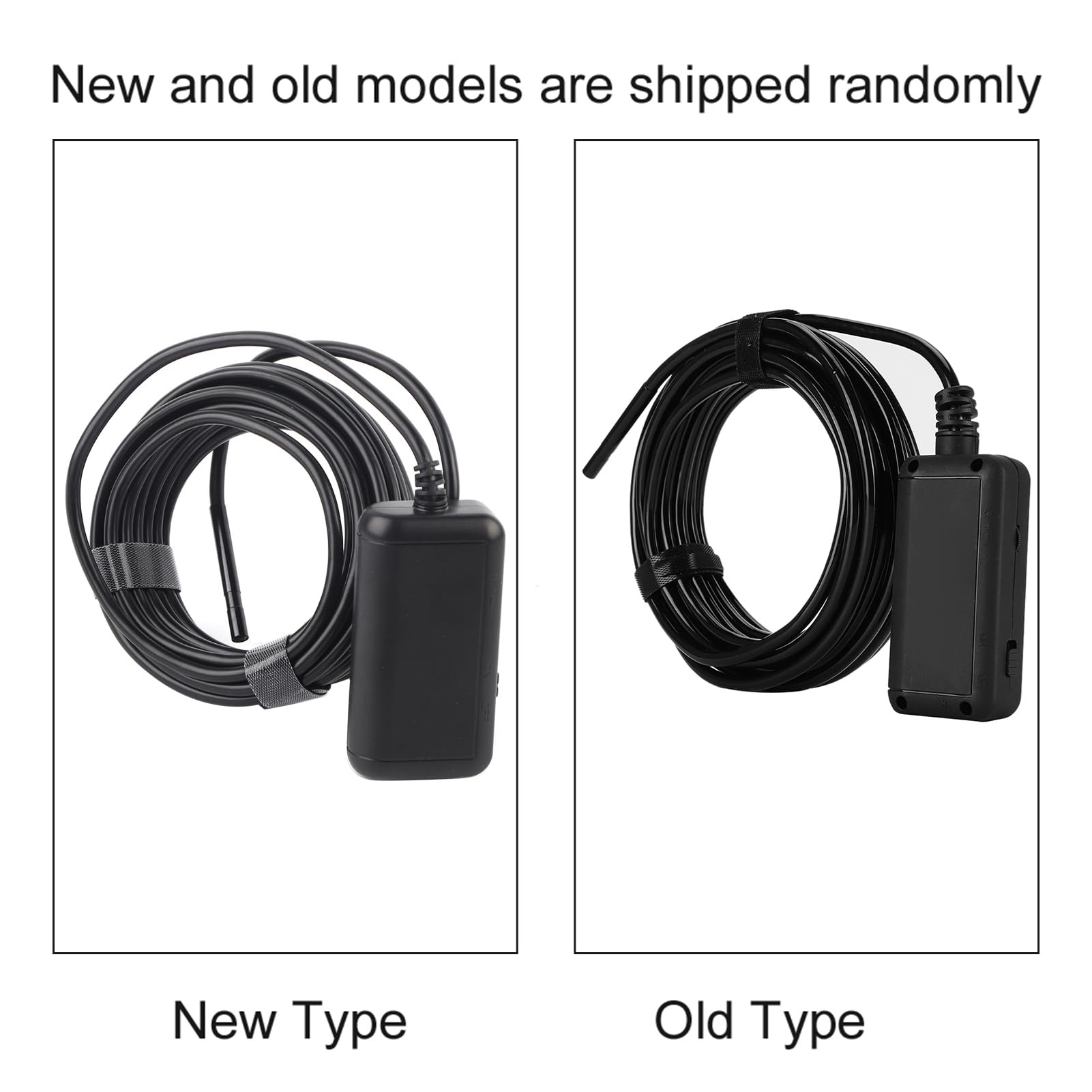 Endoscopio WiFi de 6 Luces LED, Cámara de Inspección de Boroscopio USB para Teléfonos Inteligentes iOS/Android - Lentes Impermeables IP67, Diámetro de Lente Mini de 0.2 Pulgadas,(5m Cable)
