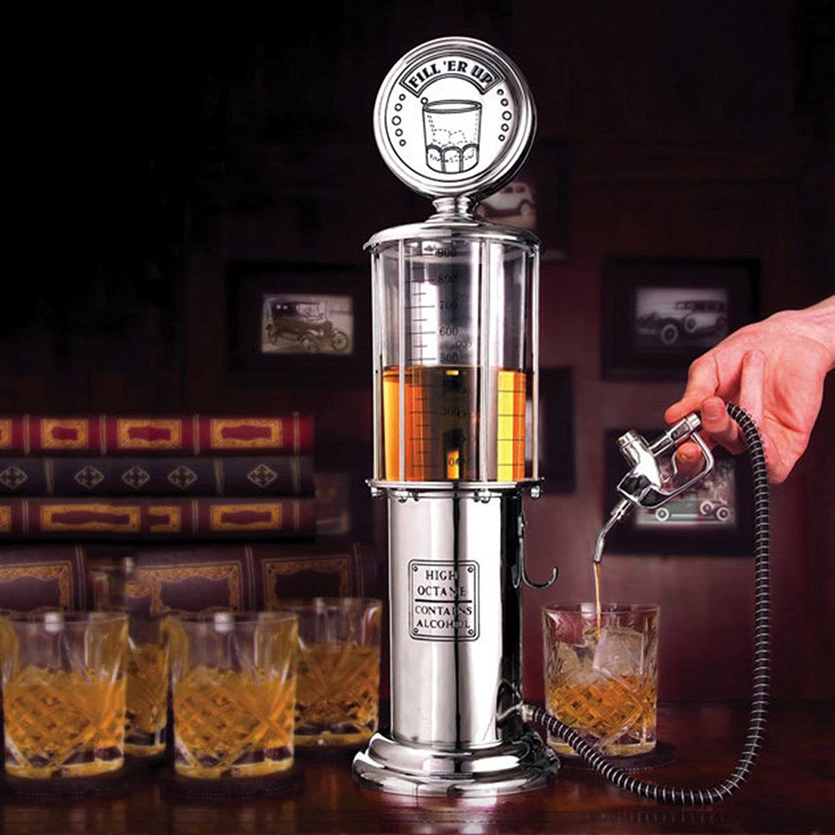 Retro drink dispenser in chrome nostalgic design BarButler dispenser