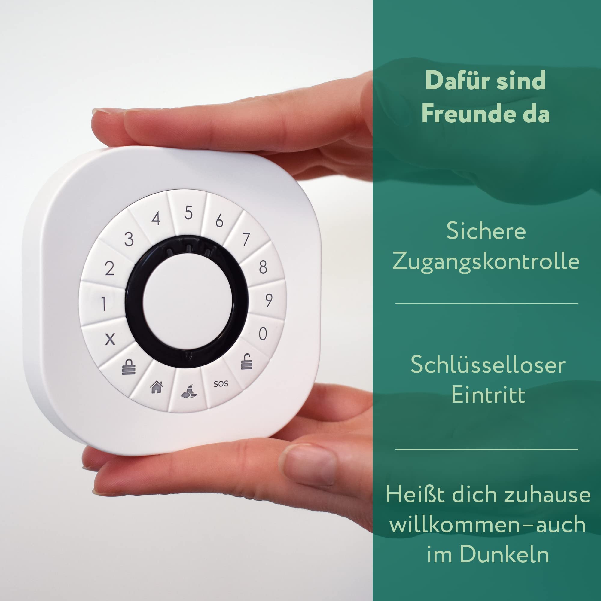 frient Intelligent Keypad | Smart RFID-Leser | Sichere Zugangskontrolle | Schlüsselloser Eintritt | Zigbee | Funktioniert mit Homey und Home Assistant