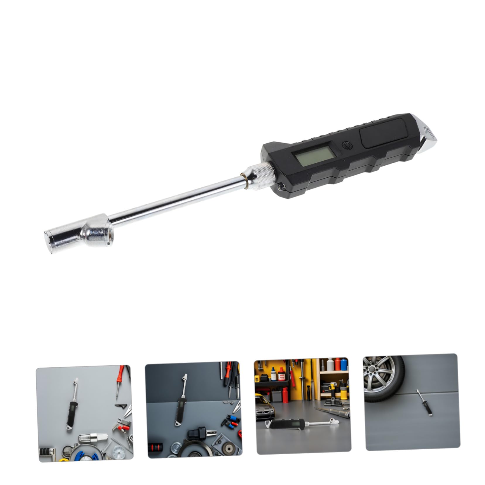 Manomètre Numérique Double Tête pour Pneus, Précision Portable
