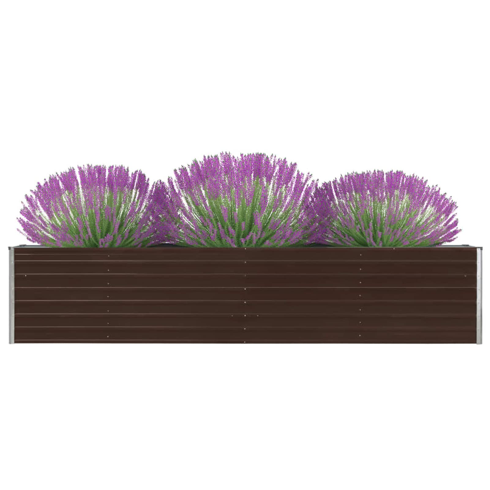 ARKEM Arriate de jardín de Acero galvanizado marrón 320x40x45 cm Jardineria Accesorios Huerto Vertical