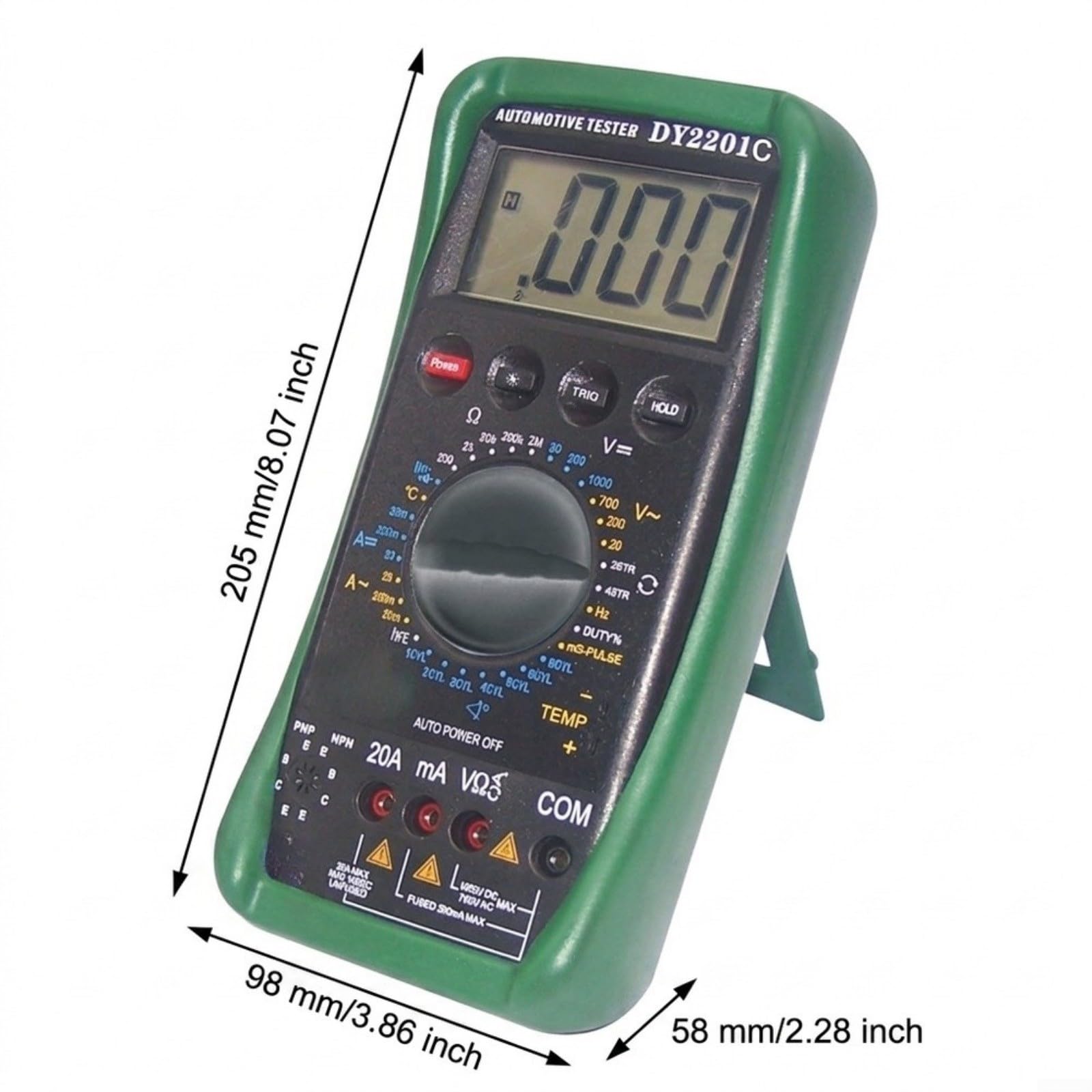 Testeur automobile DY2201C pour ateliers avec mesure de tension