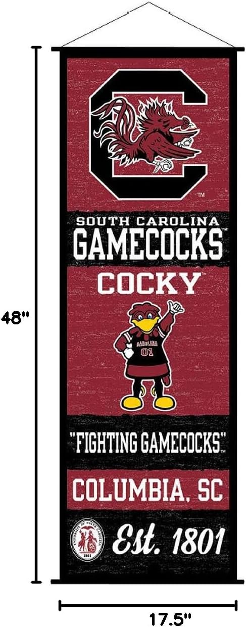 South Carolina Gamecocks Banner and Scroll Sign