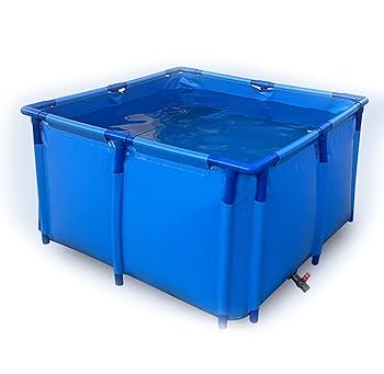 中古大型プラスチック水槽 コンテナ水槽 錦鯉 金魚 Amazon | 大型水槽 自宅池 コンテナで錦鯉の飼育施設