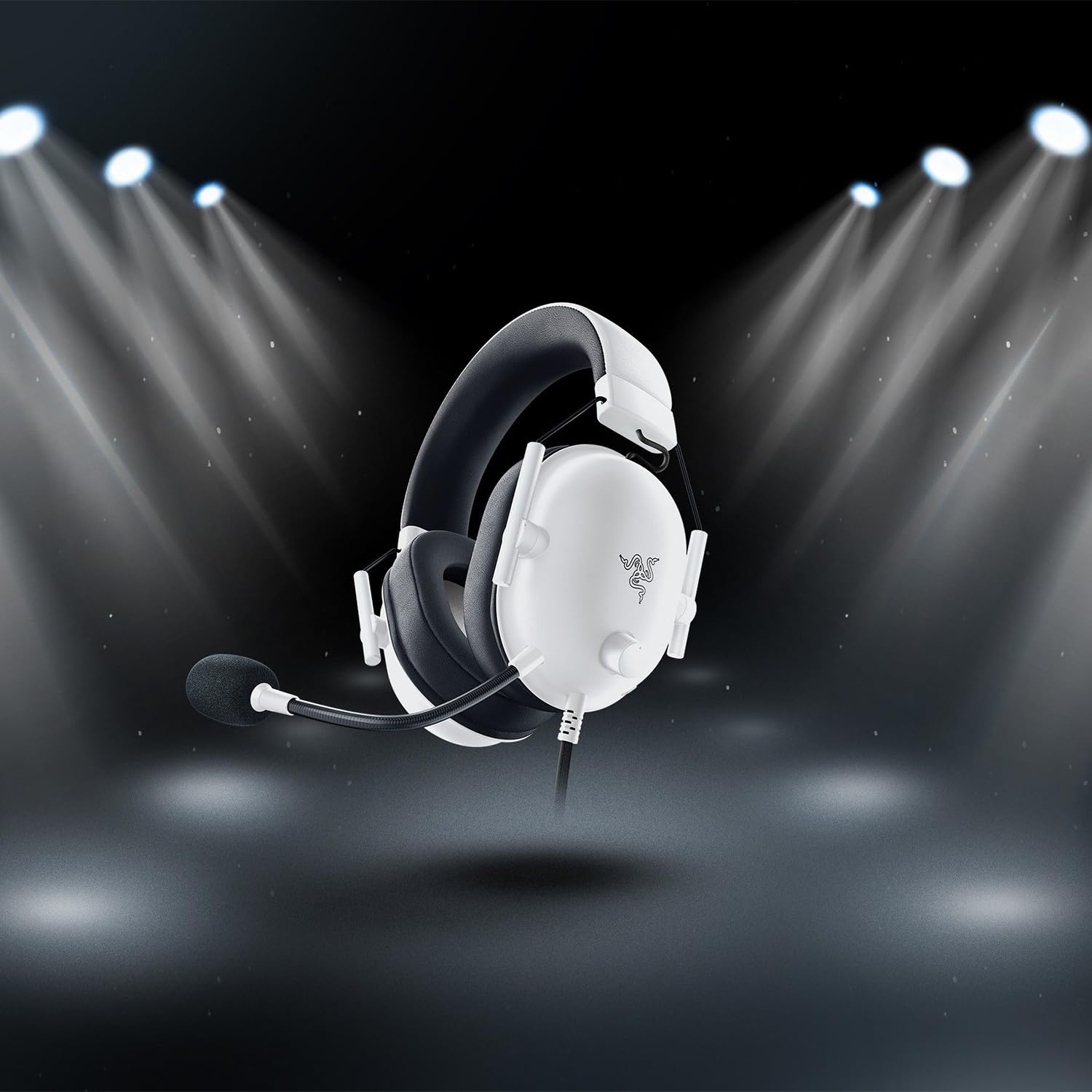 Razer BlackShark V2 X Cuffie da Gioco Esports Cablate Driver TriForce 50 mm Microfono HyperClear Audio Surround 7.1 Bianco