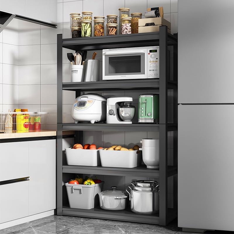 36" W Garage Shelving,5-Tier Heavy Duty Shelving Unit,3000LBS Adjustable Metal Storage Shelves,Storage Rack Units for Industrie,Shed,Warehouse,Basement,Black,36" W x 16" D x 72" H - Image 9