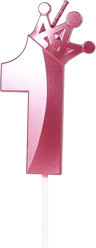 Velas de cumpleaños 21 para pastel, velas rosas número 21 con corona, diseño 3D para tartas de cumpleaños para niñas y mujeres, fiesta de