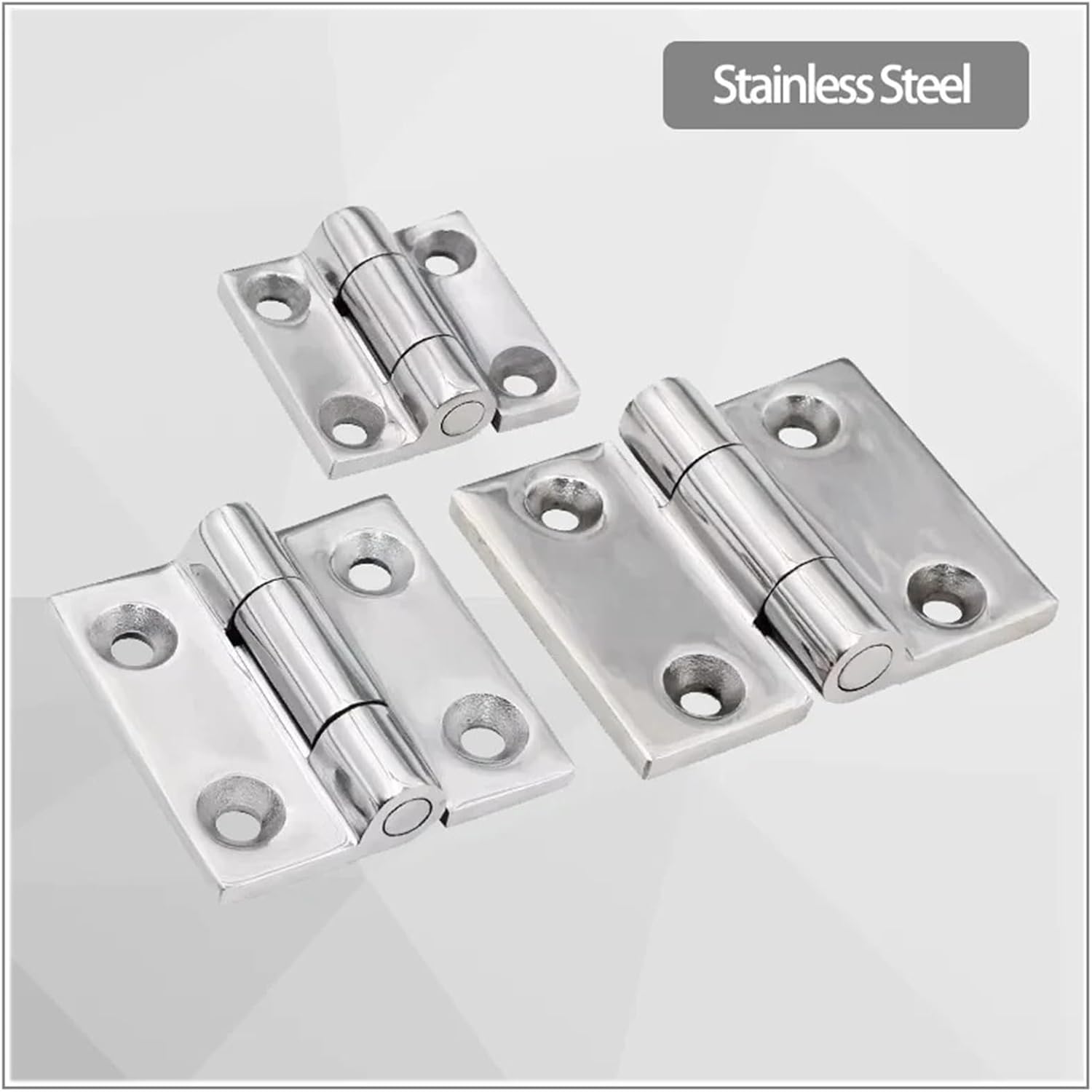 Stainless Steel Thickened Heavy-Duty Hinge Electrical Distribution Cabinet Flat Folding Hardware Accessories 1Pcs(48x47)