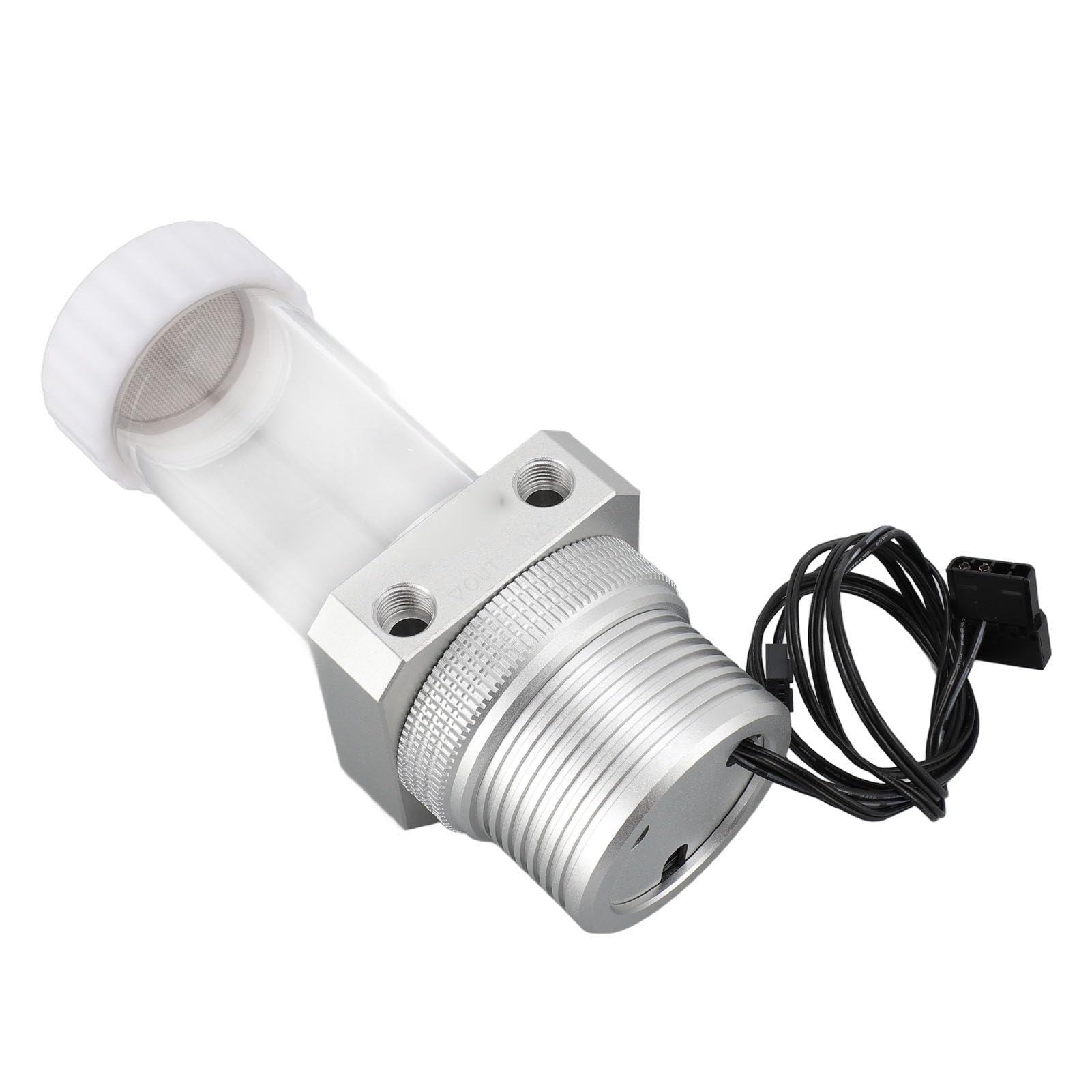 Pompa di Raffreddamento Ad Acqua per PC, Portata 1100 L/h Velocità 5900 Giri/min Controllo PWM Serbatoio Pompa D5 Combinato, Serbatoio per PC con Filettatura G1/4 Capacità di 200 Ml per di